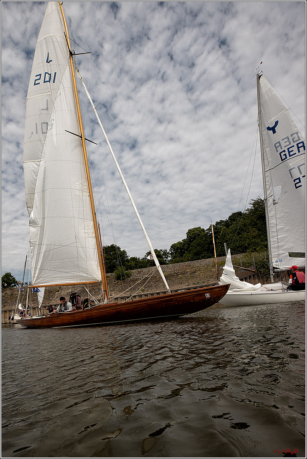 100 Jahre Rheinwoche 2022 - 4. Wettfahrt Duisburg - Wesel, 04.06.2022,